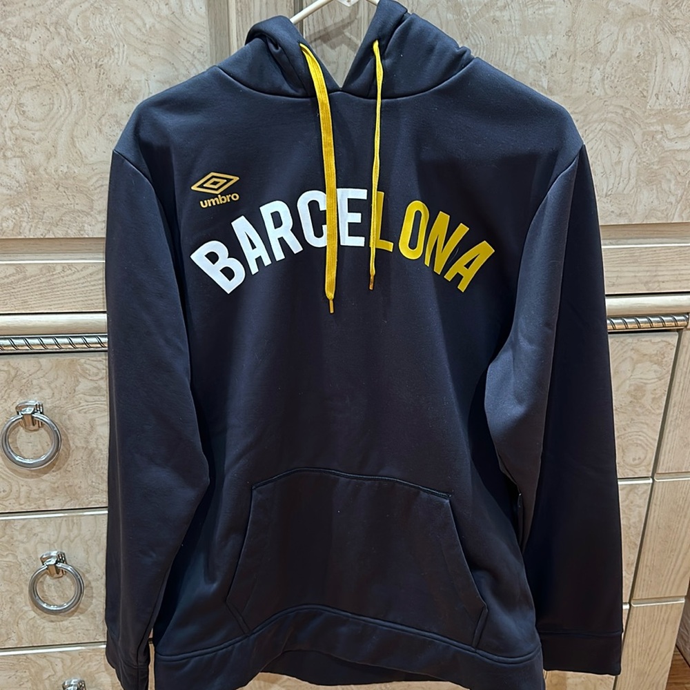 Barcelona hoodie by Umbro. Size M Unisex